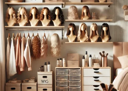 With the right storage solutions, you can create a tidy, stylish wig storage station right in your home.