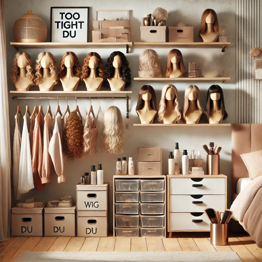 With the right storage solutions, you can create a tidy, stylish wig storage station right in your home.